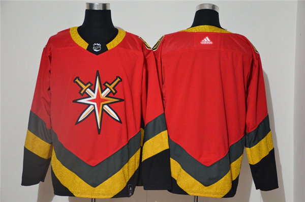 Mens Vegas Golden Knights Blank 2021 Red Season Reverse Retro Team Jersey