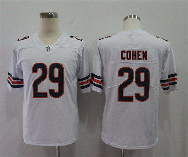 Men's Chicago Bears #29 Tarik Cohen Nike White Vapor Limited Footbll Jersey