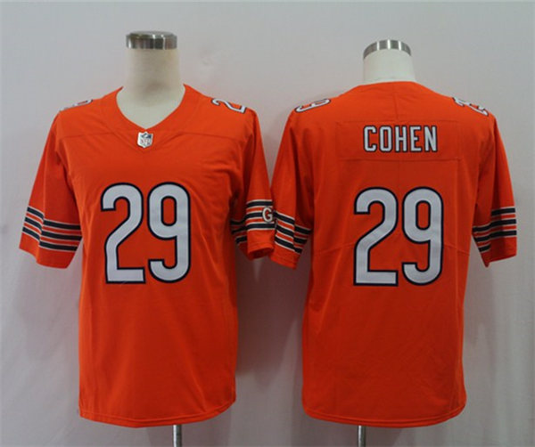 Men's Chicago Bears #29 Tarik Cohen Nike Orange Alternate Game Jersey