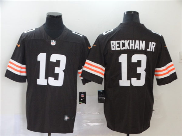 Men's Cleveland Browns #13 Odell Beckham Jr. Nike Brown Legend Player Jersey
