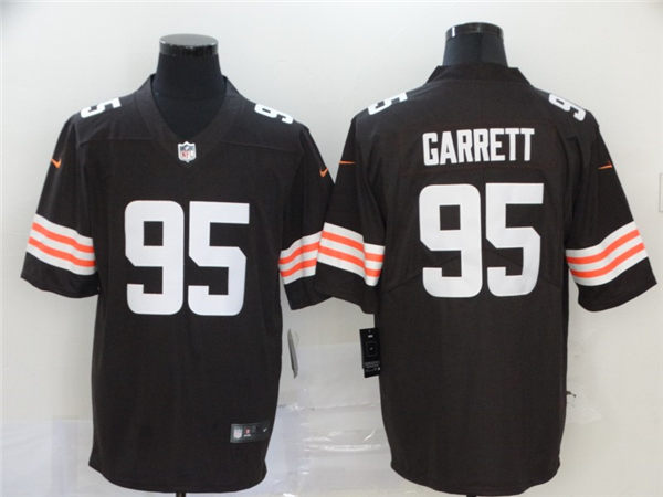 Men's Cleveland Browns #95 Myles Garrett Nike Brown Legend Player Jersey 