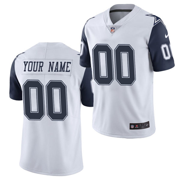 Youth Dallas Cowboys Custom White Nike Color Rush Limited Jersey