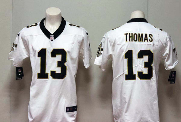 Men's New Orleans Saints #13 Michael Thomas White Nike Vapor Untouchable Limited Jersey 