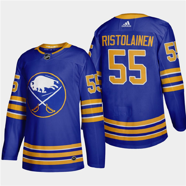 Men's Buffalo Sabres #55 Rasmus Ristolainen Adidas Home Premier Royal Jersey