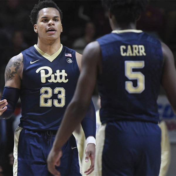 Mens Pittsburgh Panthers Custom Nike Navy College Basketball Game Jersey