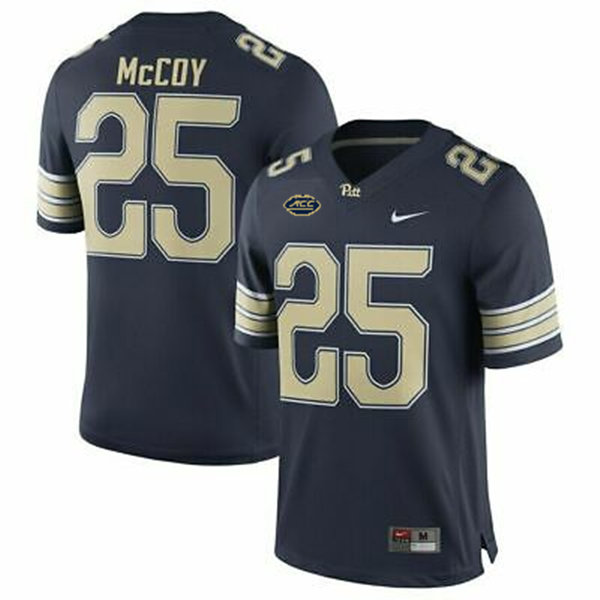 Mens Pittsburgh Panthers #25 LeSean McCoy Nike Vintage Navy College Football Jersey