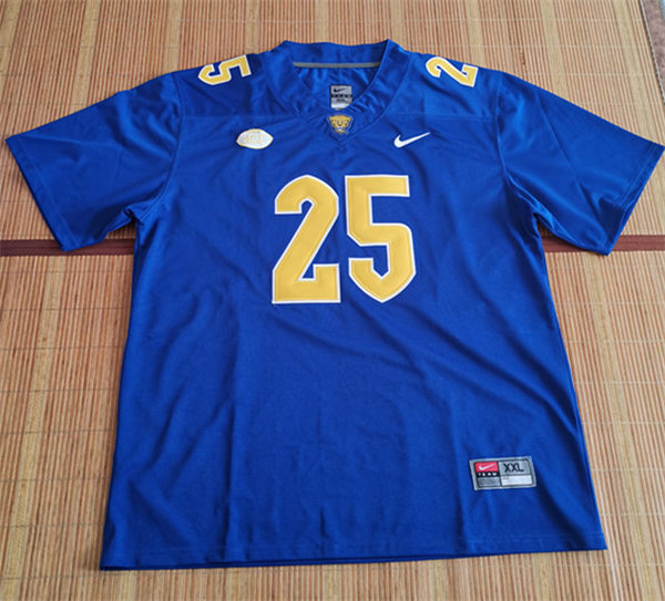 Mens Pittsburgh Panthers #25 LeSean McCoy Nike Royal College Football Game Jersey