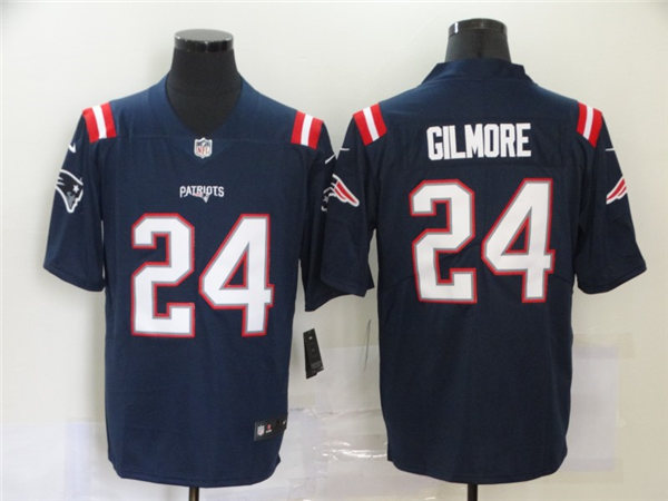 Men's New England Patriots #24 Stephon Gilmore Navy Nike Color Rush Legend Player Limited Jersey 