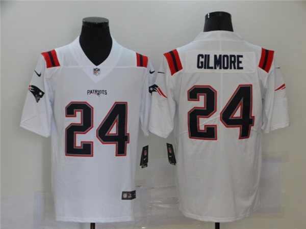 Men's New England Patriots #24 Stephon Gilmore White Nike Color Rush Legend Player Limited Jersey 