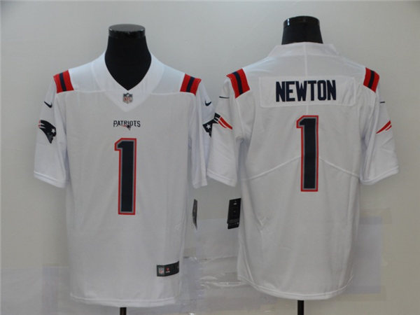 Men's New England Patriots #1 Cam Newton White Nike Color Rush Legend Player Limited Jersey 