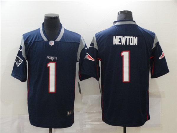 Men's New England Patriots #1 Cam Newton Navy Nike Vapor Untouchable Limited Jersey 