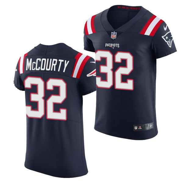 Men's New England Patriots #32 Devin McCourty Navy Nike Color Rush Legend Player Limited Jersey 