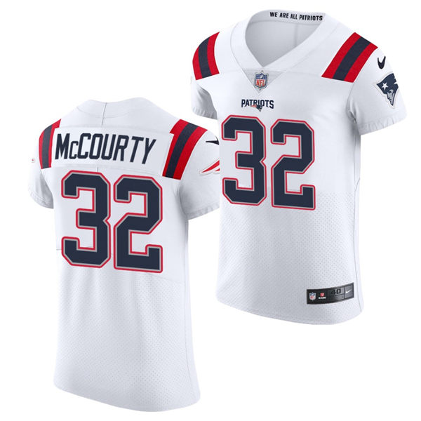 Men's New England Patriots #32 Devin McCourty White Nike Legend Player Limited Jersey 