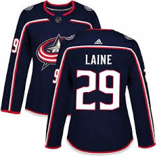 Men's Columbus Blue Jackets #29 Patrik Laine adidas Navy Home Stitched NHL Jersey