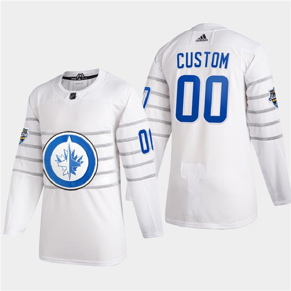 Men's Winnipeg Jets Custom 2020 NHL All-Star Game White Authentic Jersey