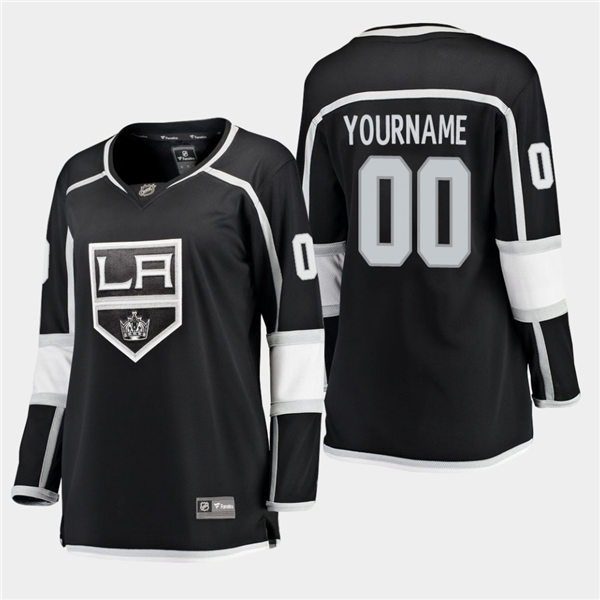 Women's Los Angeles Kings Custom Home Breakaway Player Black Jersey