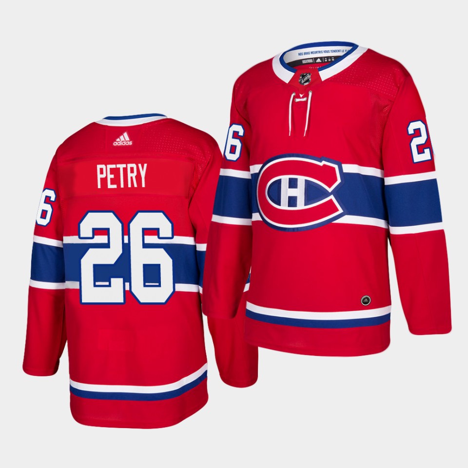 Men's Montreal Canadiens #26 Jeff Petry adidas Red Jersey