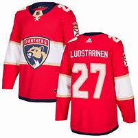 Men's Florida Panthers #27 Eetu Luostarinen adidas Red Home Jersey