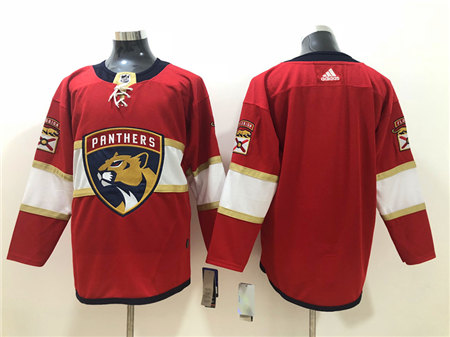 Men's Florida Panthers Blank adidas Red Home Team Jersey