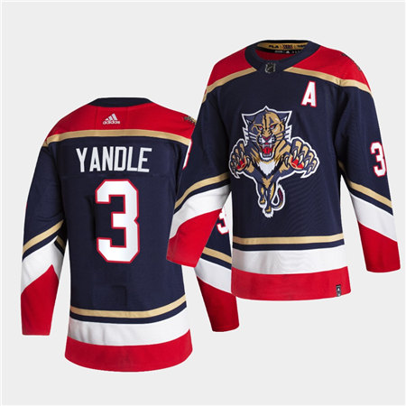 Men's Florida Panthers #3 Keith Yandle adidas Navy 3RD Hockey  Jersey