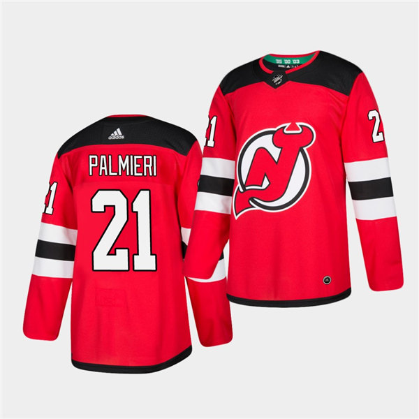 Mens New Jersey Devils #21 Kyle Palmieri Adidas Home Red Jersey