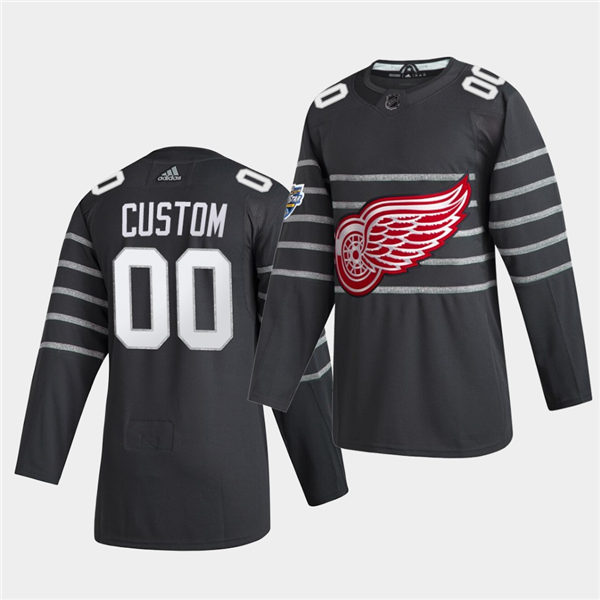 Men's Detroit Red Wings adidas Grey 2020 NHL All-Star Game Jersey