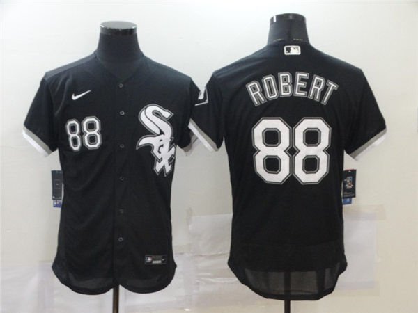 Men's Chicago White Sox #88 Luis Robert Nike Black Alternate MLB Flex Base Jersey