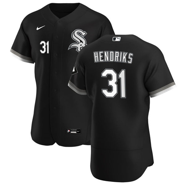 Men's Chicago White Sox #31 Liam Hendriks Nike Black Alternate MLB Flex Base Jersey