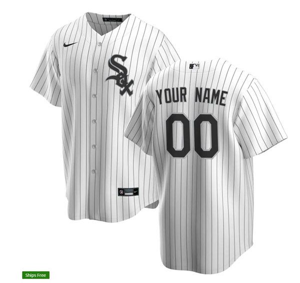 Youth Chicago White Sox Nike White Home Cool Base Custom Jersey