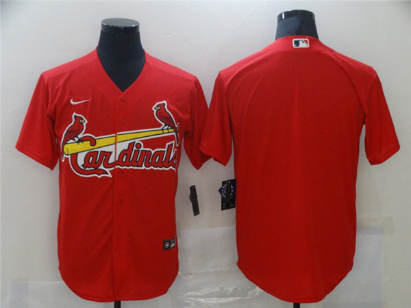 Men's St. Louis Cardinals Blank Nike Red Alternate Cool Base Team Jersey 