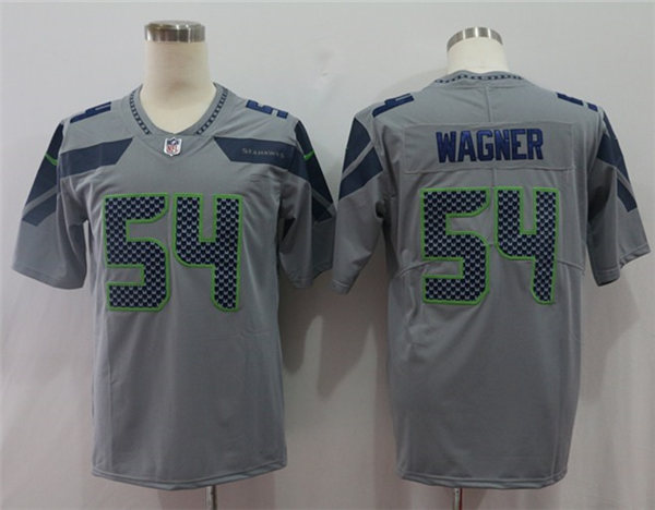 Men's Seattle Seahawks #54 Bobby Wagner Nike Gray Alternate Vapor Limited Jersey