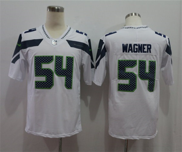 Men's Seattle Seahawks #54 Bobby Wagner Nike White Vapor Limited Jersey