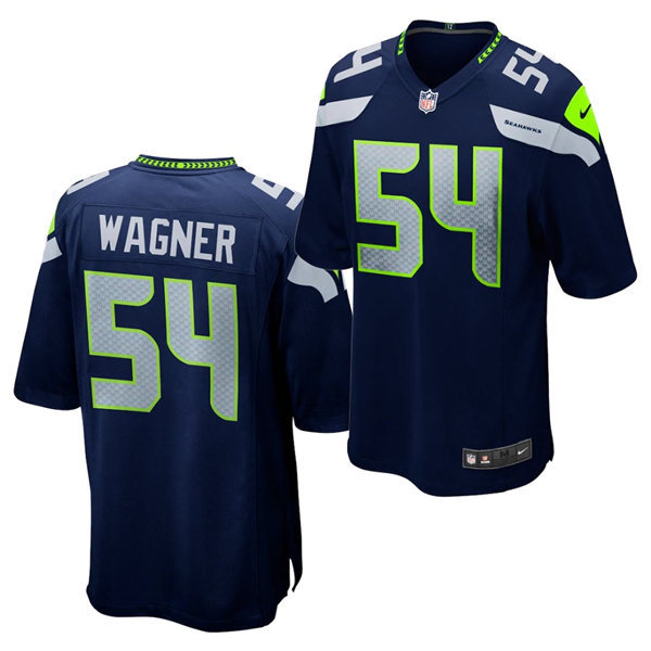 Men's Seattle Seahawks #54 Bobby Wagner Nike College Navy Team Color Vapor Limited Jersey