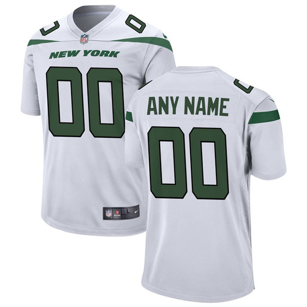 Men's New York Jets Nike Custom Nike White NFL Vapor Limited Jersey