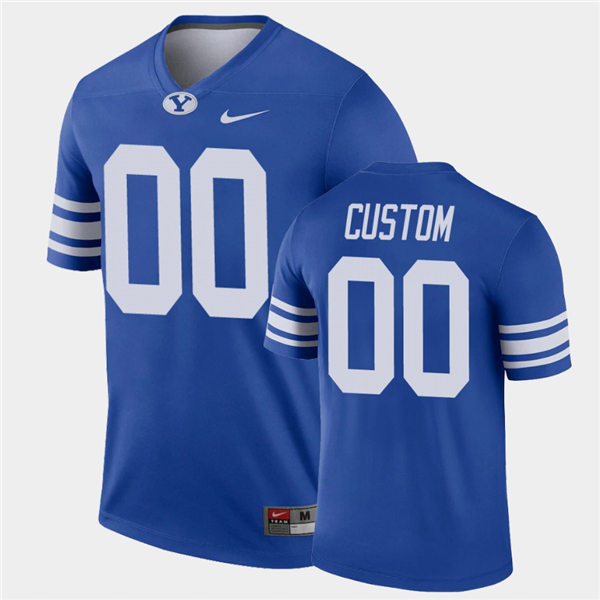 Men's BYU Cougars Custom Nike Royal Ncaa College Football Jersey