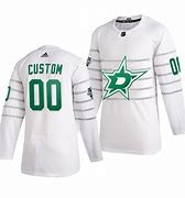 Men's Dallas Stars Custom adidas White 2020 NHL All-Star Game Jersey 