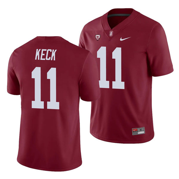 Men's Stanford Cardinal #11 Thunder Keck Nike Cardinal NCAA College Football Game Jersey