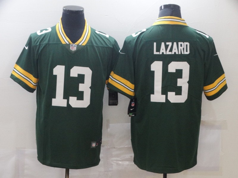 Men's Green Bay Packers #13 Allen Lazard  Player Nike Green Game Football Jersey