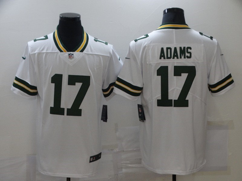 Men's Green Bay Packers #17 Davante Adams Player Nike White Game Football Jersey
