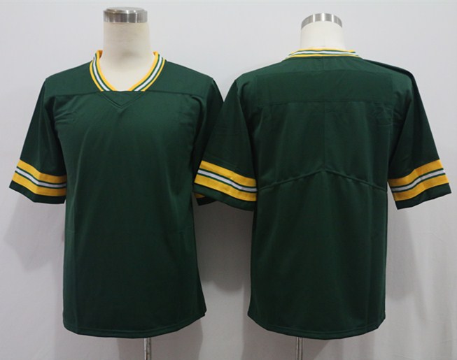 Mens Green Bay Packers Blank Nike Green Team Football Jersey