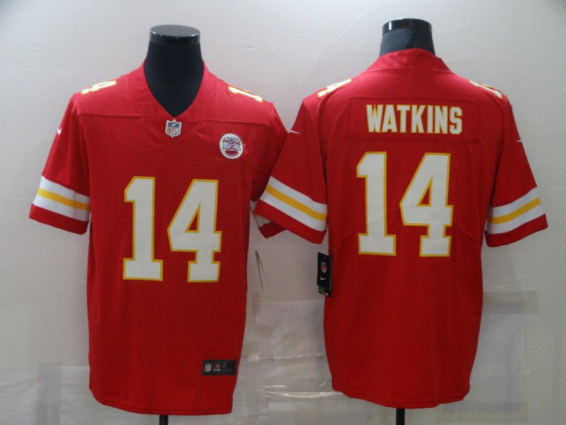 Men's Kansas City Chiefs #14 Sammy Watkins Nike Red Game Player Football Jersey 