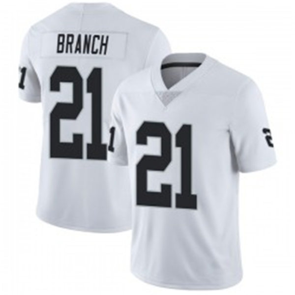 Men's Las Vegas Raiders Retired Player #21 Cliff Branch White Vapor Untouchable Stitched NFL Nike Limited Jersey