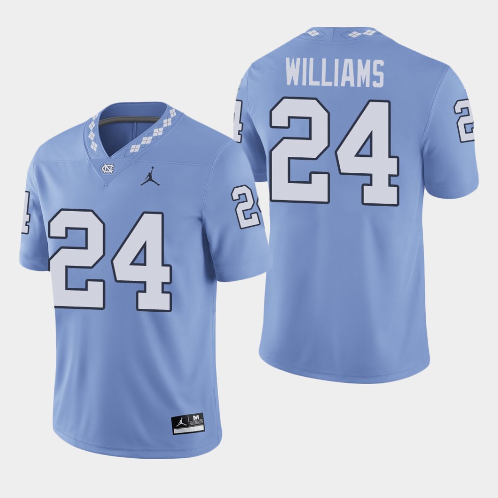 Mens North Carolina Tar Heels #24 Antonio Williams Royal Jordan Brand Stitched NCAA college Football Jersey