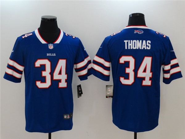 Men's Buffalo Bills Retired Player #34 Thurman Thomas Nike Royal Player Game Football Jersey