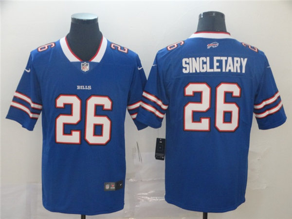 Men's Buffalo Bills #26 Devin Singletary Nike Royal Player Game Football Jersey