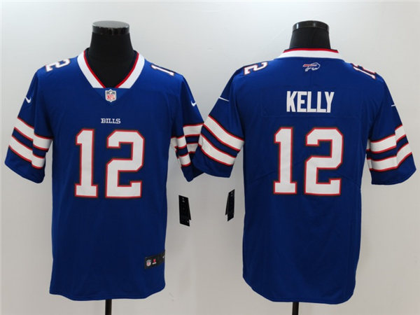 Men's Buffalo Bills Retired Player #12 Jim Kelly Nike Royal Player Game Football Jersey