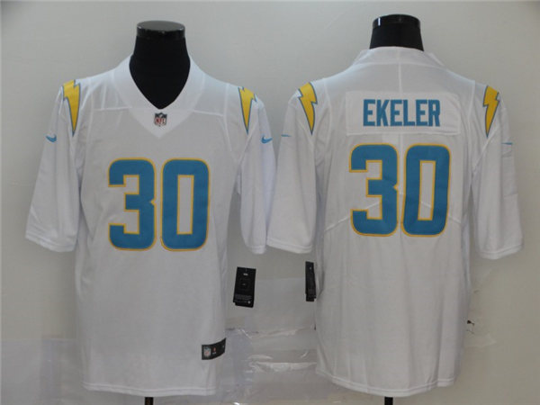 Men's Los Angeles Chargers #30 Austin Ekeler Nike White Game Football Jersey