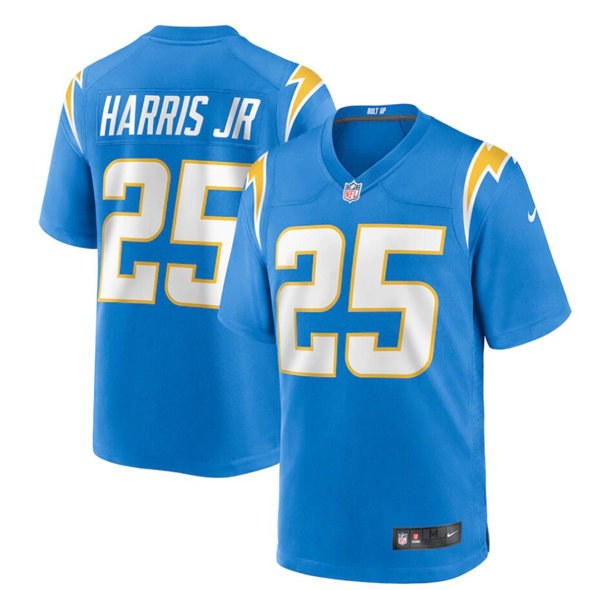 Men's Los Angeles Chargers #25 Chris Harris Jr. Nike Powder Blue Game Football Jersey