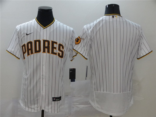 Men's San Diego Padres Blank Nike White Brown Home Authentic Team Jersey