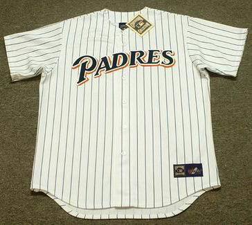 Men's San Diego Padres Custom 1990's Majestic Cooperstown Throwback Home Jersey